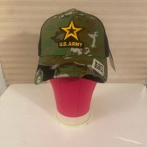 U.S. Army Camouflage Baseball Cap Adult Embroidered